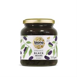 Biona Biona Organic Black Beans in Glass Jars 350g