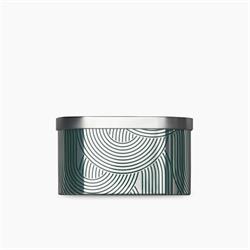 Dame DAME Embossed Storage Tin With Hinged Lid for Stylish Storage 1 Unit