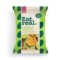 Eat Real Eat Real Multiseed Birdseye Chilli Lime & Sea Salt Chips 160g
