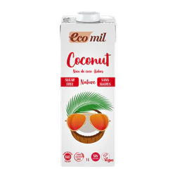 Ecomil Organic Coconut Drink Sugar Free (8.5% coconut) 1L