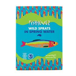 Fish4Ever Sprats in Spring Water 105g