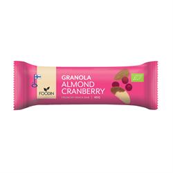 Foodin Organic Granola Bar Almond Cranberry 40g