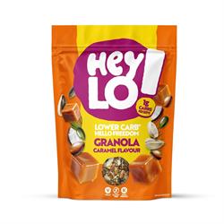 HeyLO Caramel Keto Granola 360g Pouch