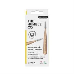 Humble Brush The Humble Co Inter Dental Brush size 4 - Yellow 6 Pack