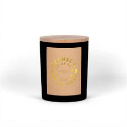 Isle of Skye Frankincense & Myrrh Black Candle 9.5cm x 8cm x 8cm
