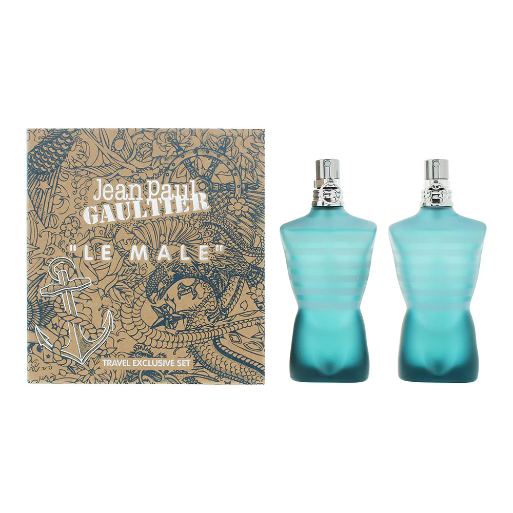 Jean Paul Gaultier Le Male 2 Piece Gift Set: Eau de Toilette 2 x 40ml