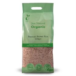 Just Natural Organic Organic Basmati Brown Rice 500g