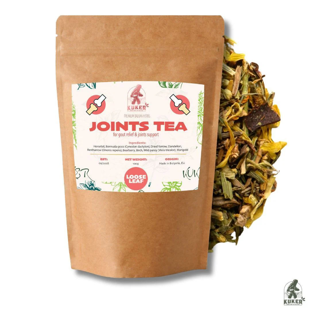KUKER® Joints Tea 100g | Gout Relief Tea - Image 2