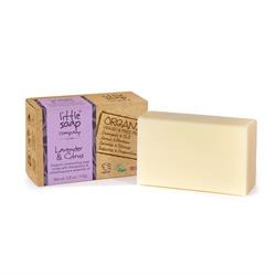 Little Soap Company Organic Lavender & Citrus Bar Soap 110g