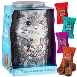 Monty Bojangles Diamond Empress Cat Tin Gift with Truffles Selection 200g