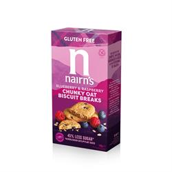Nairns Gluten Free Blueberry & Raspberry Chunky Oat Biscuit Breaks 160g