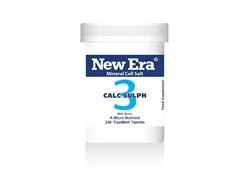 New Era No.3 Calc. Sulph. 240 tabs