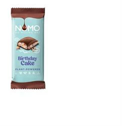Nomo NOMO Chocolate Birthday Cake Bar 127g