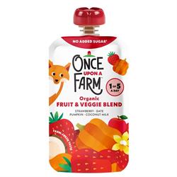 Once Upon a Farm Blend Strawberry Date Pumpkin & Coconut Milk 90g