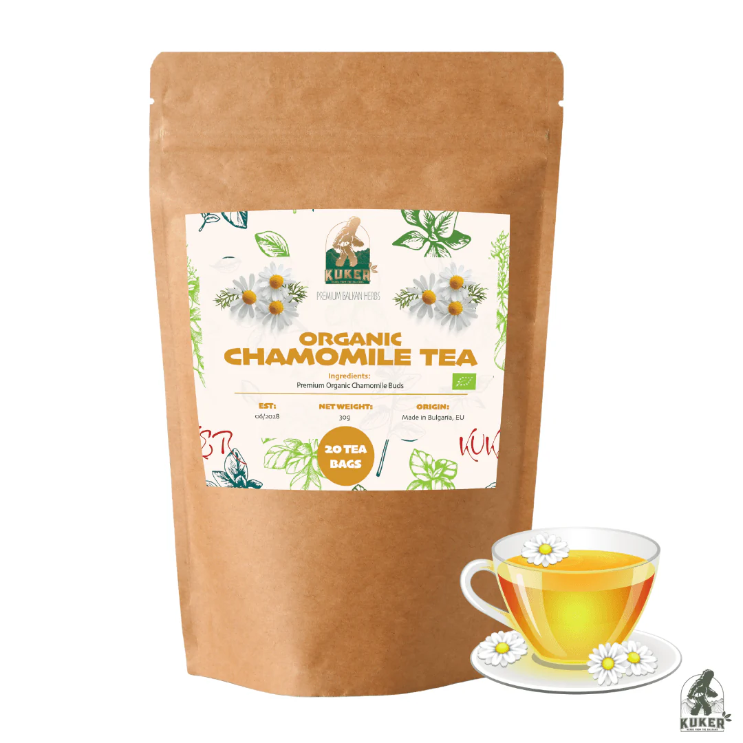 Organic Chamomile Tea 20 Biodegradable Bags | 30g - Image 4