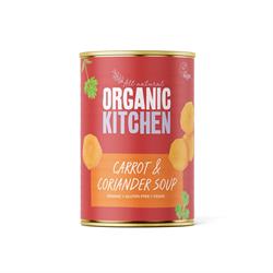 Organic Kitchen Organic Carrot & Coriander Soup 400g (Damaged)
