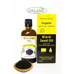 Organic The Best Organic Black Seed Oil (Black Cumin) 100ml