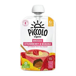 Piccolo Piccolo Organic Brekkie Strawberry & Banana Stage 1 100g