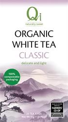 Qi Organic Fair Trade White Tea 50g / 25 Tea bags