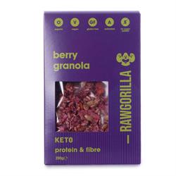 Raw Gorilla Raw Gorilla Keto Berry Granola 250g