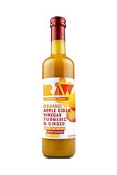 Raw Health RAW Organic Apple Cider Vinegar with Turmeric & Ginger 500ml