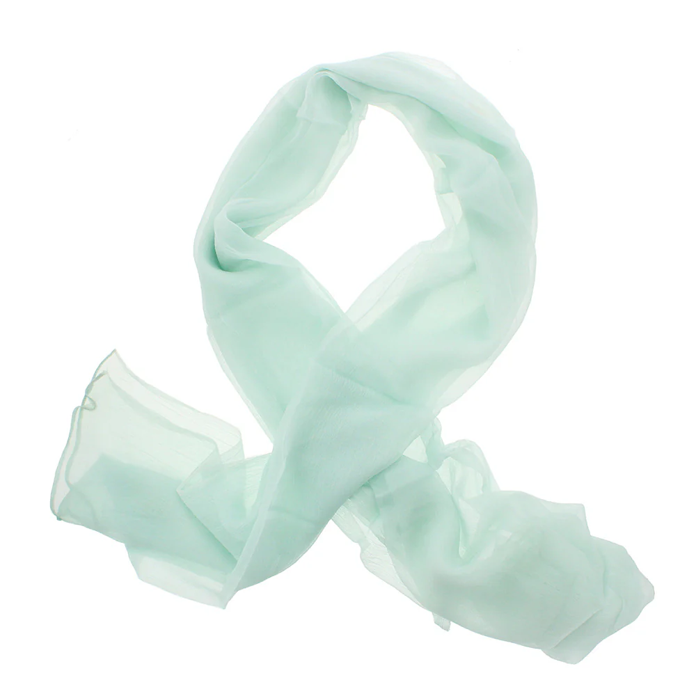 Rayon Crinckle Light Green Duppata Scarf