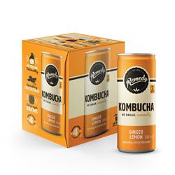Remedy Kombucha Remedy Kombucha Ginger Lemon Multi pack 4x330ml