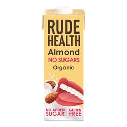 Rude Health No Sugars AlmondGluten FreeDairy Free VeganOrganicNon GMO 1L