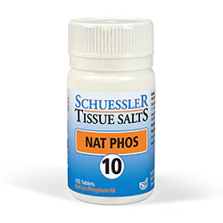 Schuessler No 10 Nat Phos Tissue Salts 125 Tabs