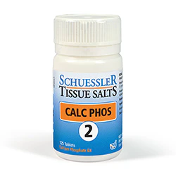 Schuessler No 2 Calc Phos Tissue Salts 125 Tabs