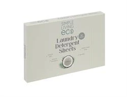 Simple Living Eco Eco laundry sheets Coconut scent. Plant-based UK made.