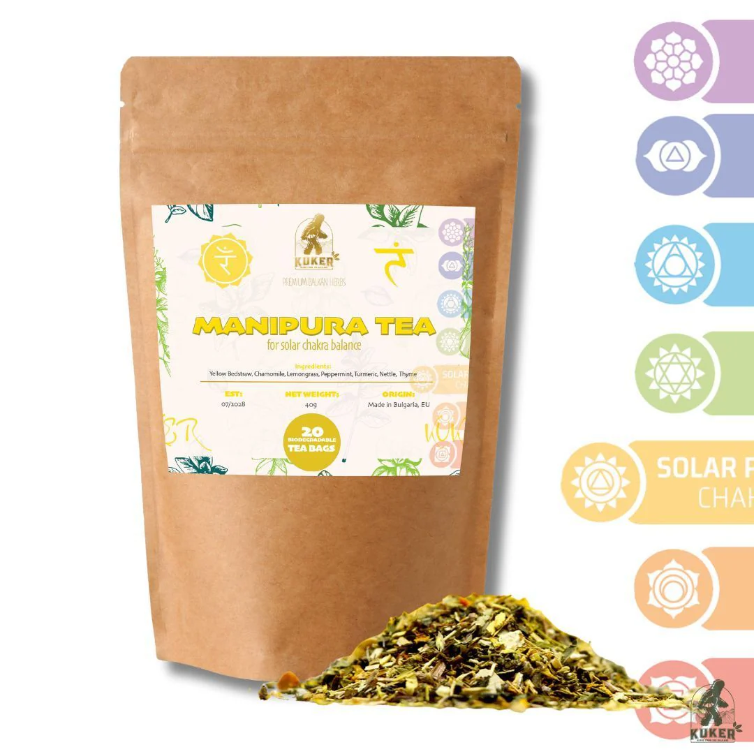 Solar Chakra Tea 20 Biodegradable Bags | 30g | Manipura Balance Yoga Tea - Image 3