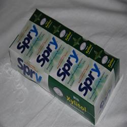 Spry Spry Spearmint Xylitol Gum - 10 pieces