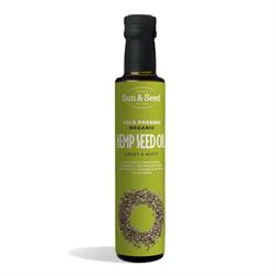 Sun and Seed Organic Hemp Seed Oil-cold pressed 250ml