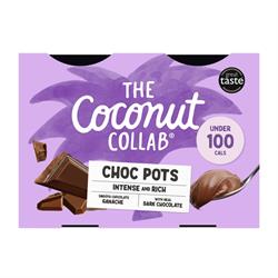 The Coconut Collaborative Dairy Free Little Chocolate Ganache Pots 4 x 45g