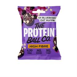 The Protein Ball Co Blueberry Oat Muffin High Fibre Breakfast Balls 45g