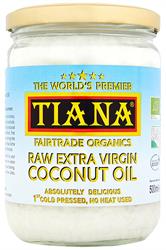 Tiana TIANA Fairtrade Organics Raw Extra Virgin Coconut Oil 500ml
