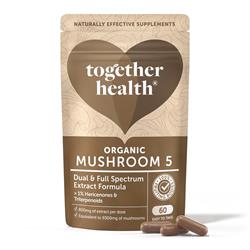 Together Health Together Health Organic Mushroom 5 Complex 60 Capsules