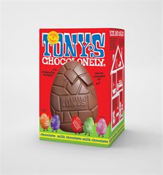 Tonys Chocolonely Tony's Large Hollow Milk Easter Egg & Mini Eggs 242g