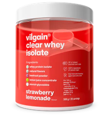 Vilgain Vilgain Clear Whey Isolate Strawberry Lemonade 500g