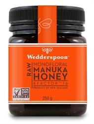 Wedderspoon 100% RAW Manuka Honey KFactor 16 250g